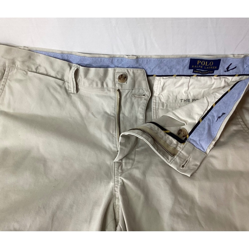 Polo Ralph Lauren Mens Classic Fit Chino Pants Beige Size‎ 36x30 - Picture 8 of 14